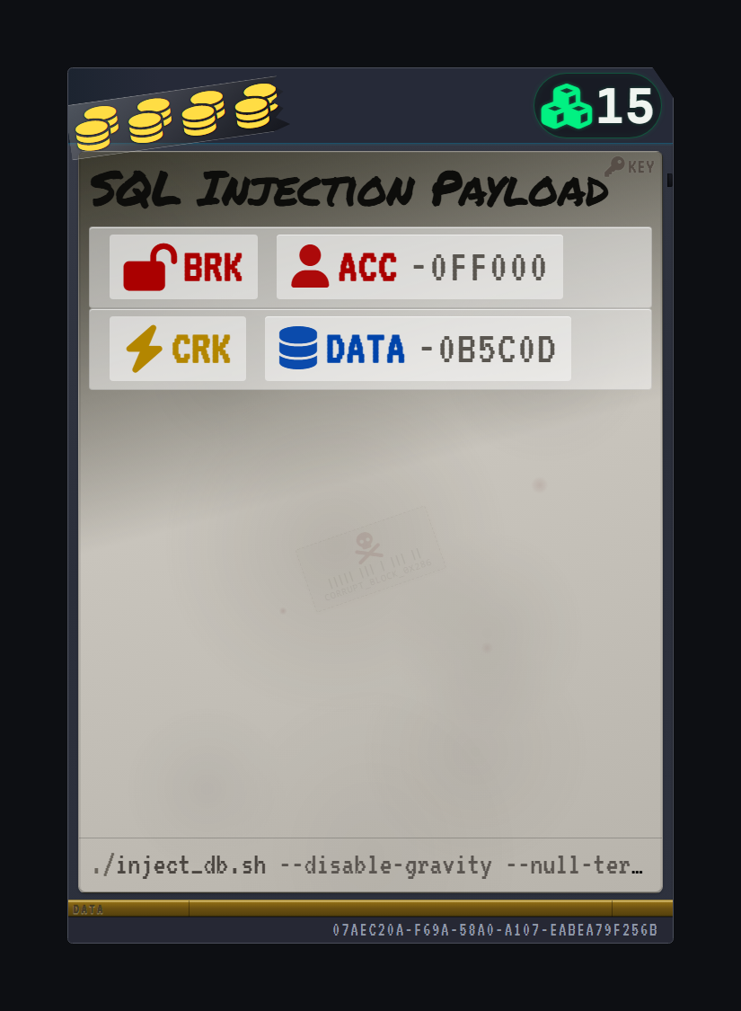 Data fragment front — Zero-Day Exploit.